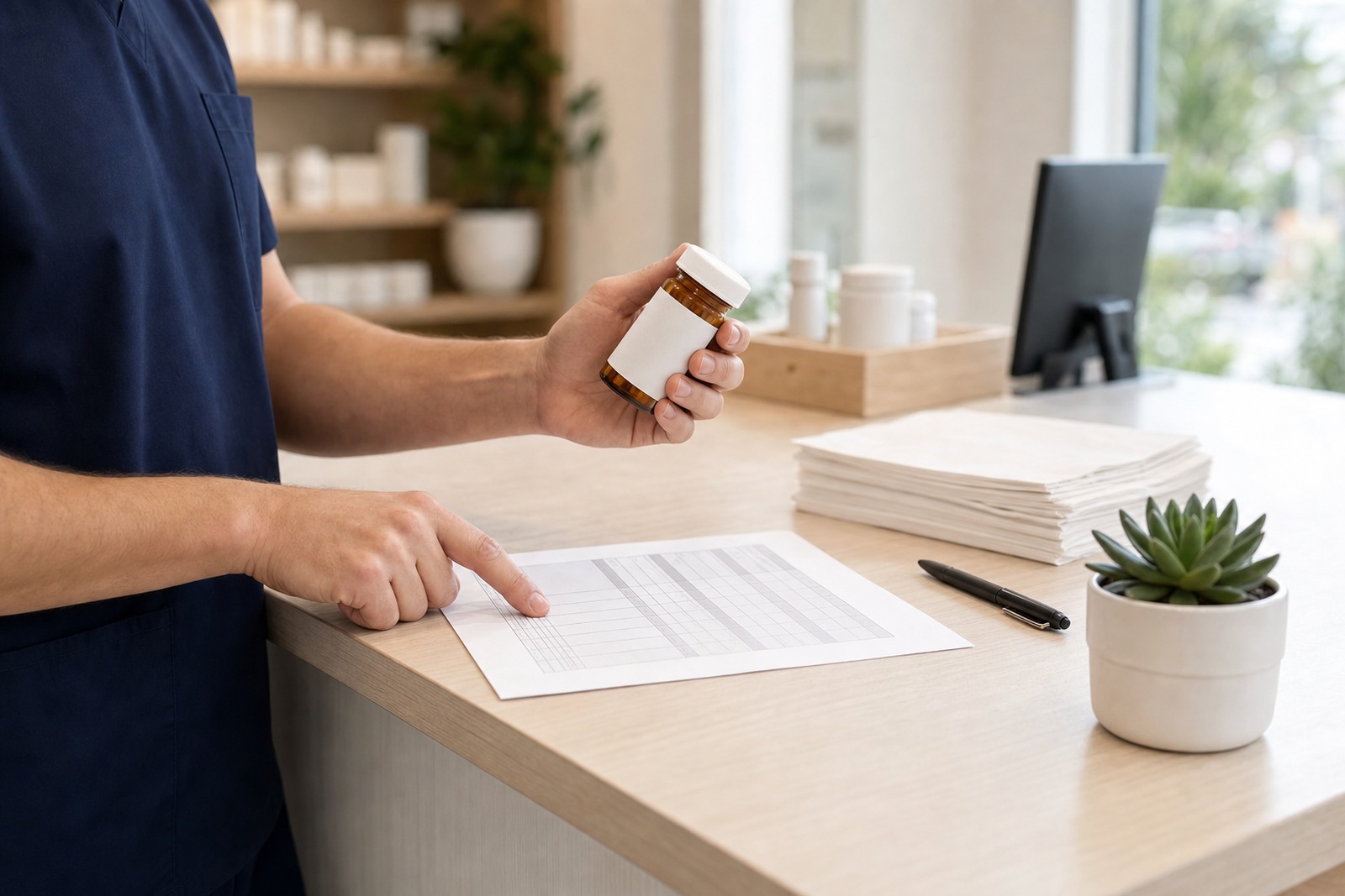 The RiteCare dispensary counter