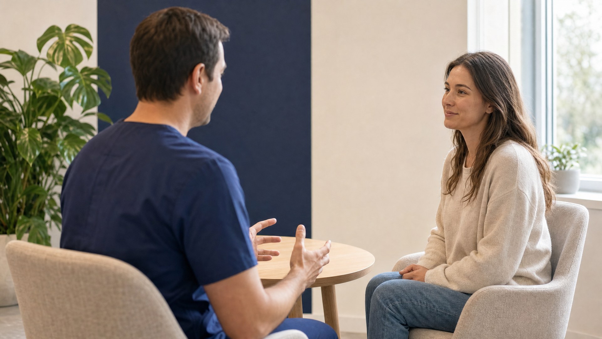 A private consultation room at RiteCare